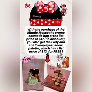 The Crème Shop x Disney Minnie Mouse Red Travel Makeup Pouch